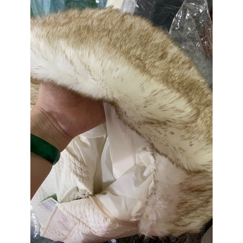 Áo phao cổ lông Qc