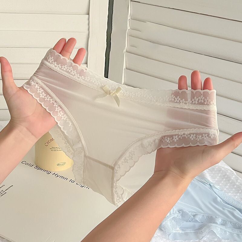 Combo 5 quần lót lưới nơ cao cấp QLL02, quần lót nữ