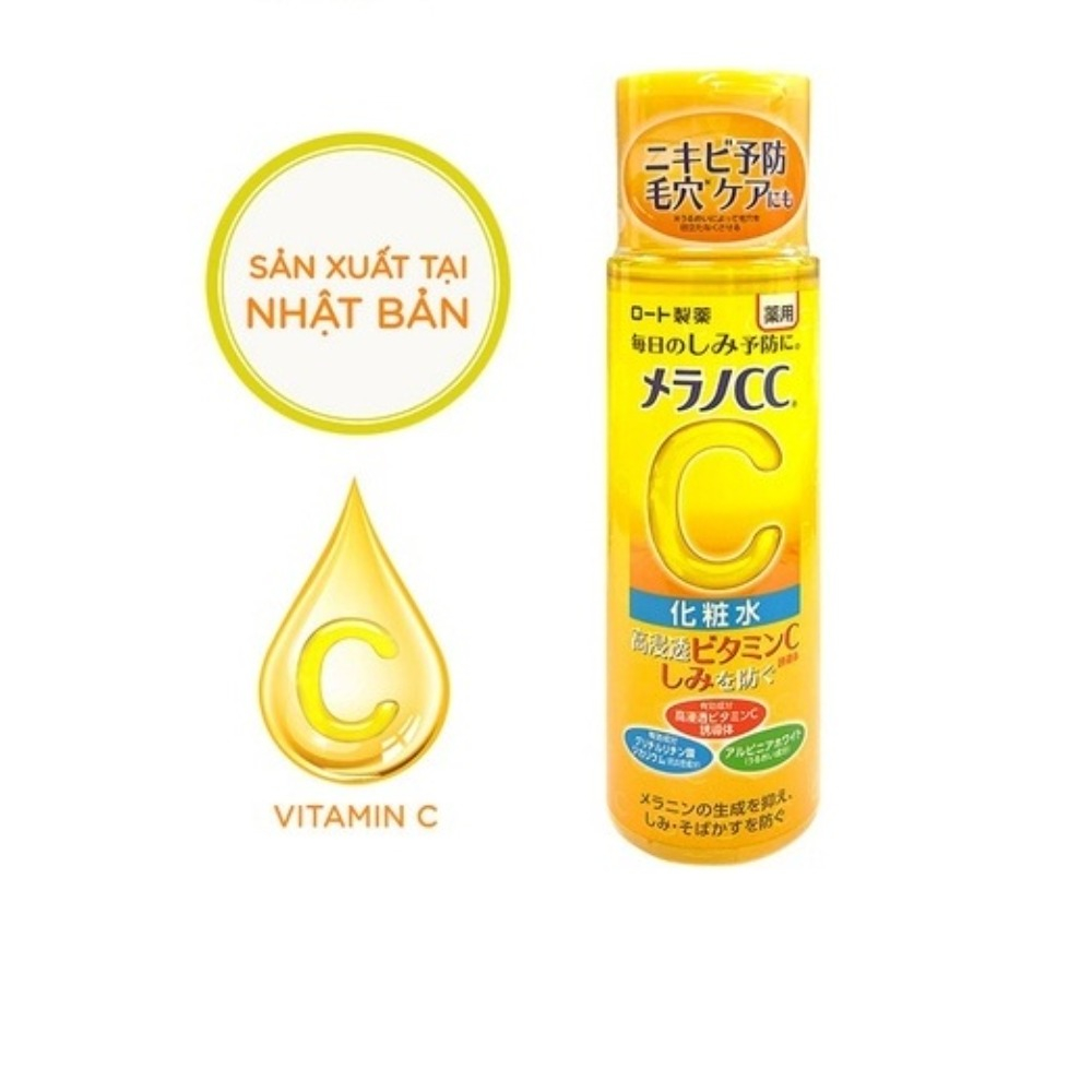 Nước hoa hồng Vitamin C Melano CC Nhật Bản