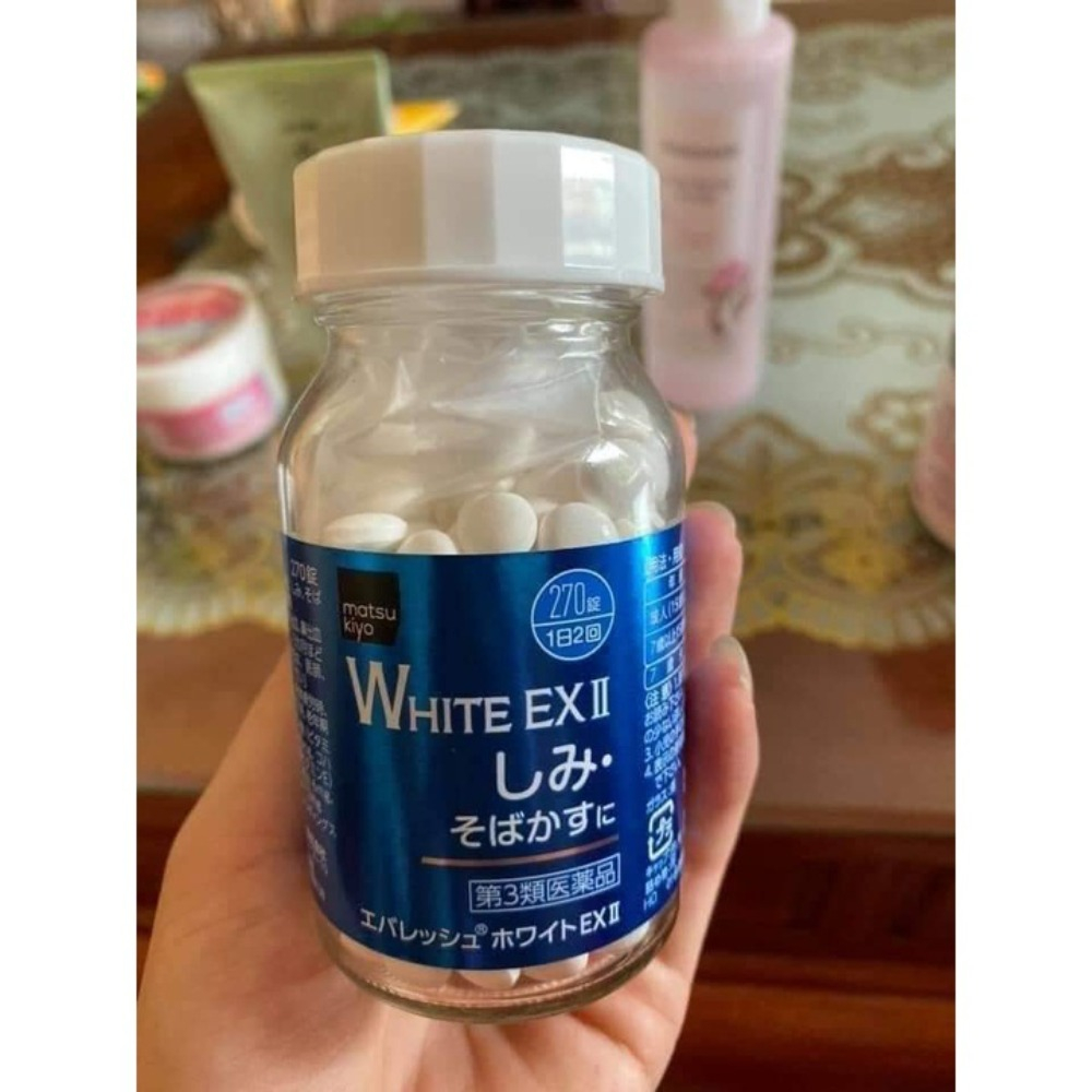 Viên uống Skin White EX ll 270 trắng da, mờ thâm nám Nhật Bản Quy cách: 270 Viên