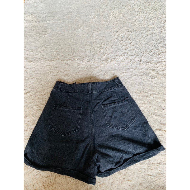 Pass quần short đùi jean lưng cao 2hand