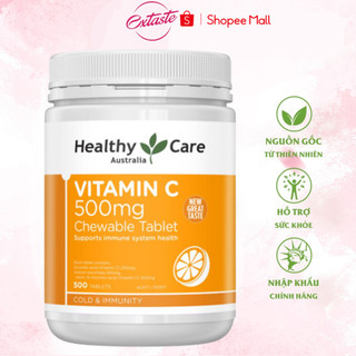 Viên nhai Healthy Care Vitamin C 500mg chewable 300 viên tăng cường đề kháng làm đẹp da
