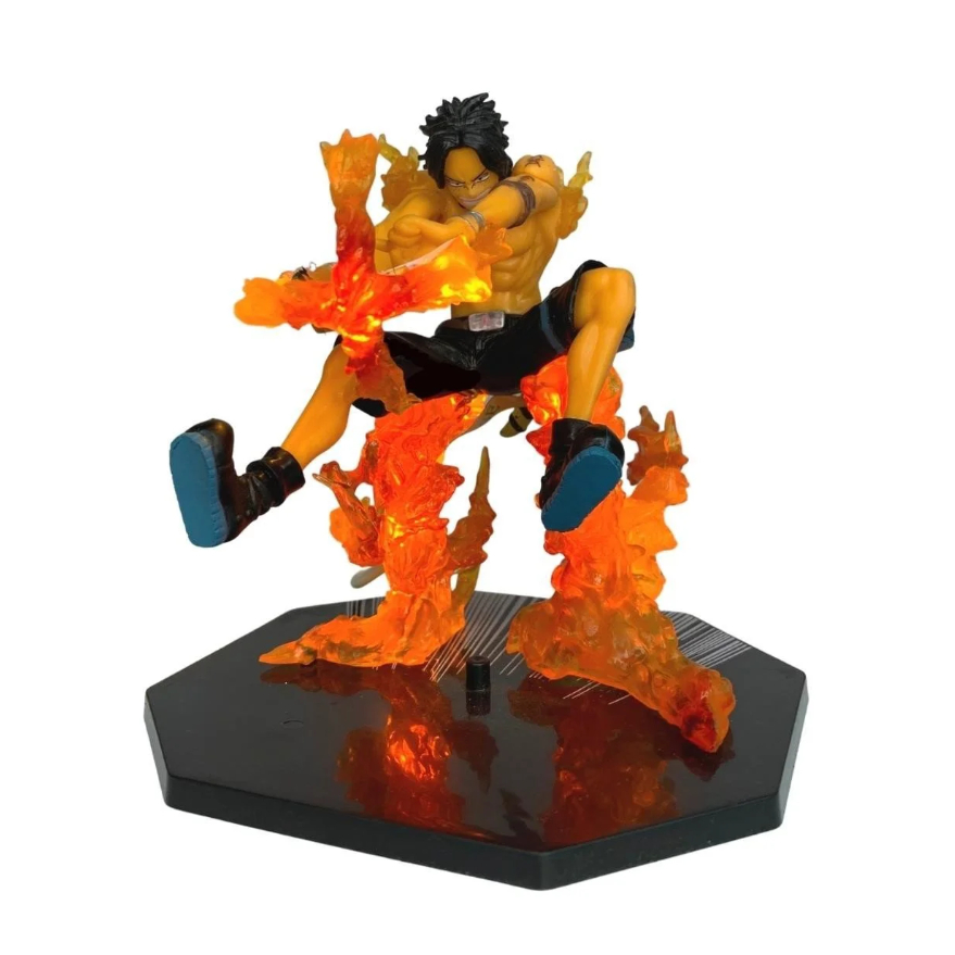 Mô hình OnePiece ACE V2 hàng siêu đẹp đế không chữ có led USB - No Box - Bộ FZ - One Piece - No Box