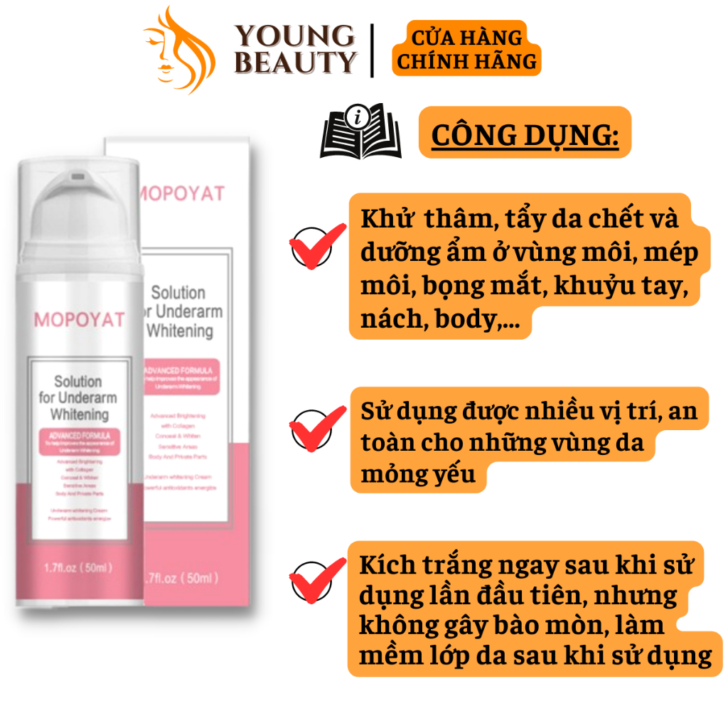 ❤️Hot❤️ Kem Xoá Mờ Thâm Đa Năng Mopoyat