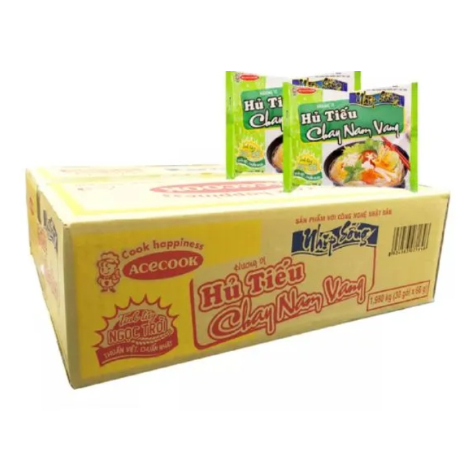 Combo 5 gói Hủ tiếu chay Nam Vang Nhịp Sống gói 66g