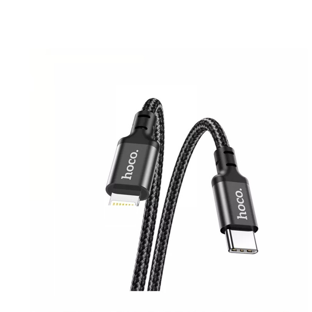 Cáp sạc PD 20W Hoco X14 Type-C sang 11/12/13/14 ,QC 3.0 vải dù dài 3M