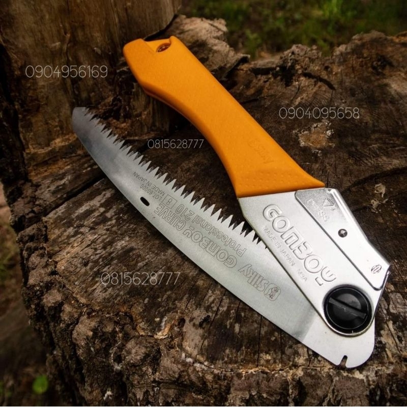 Cưa gấp lưỡi cong SILKY Nhật Bản Gomboy 24cm No.717-24