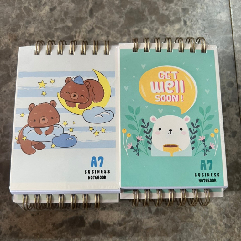 Sổ Lò Xo A7 200 Trang KT:70X100mm  Độ Dày 70 Gsm Hải Tiến Camshop