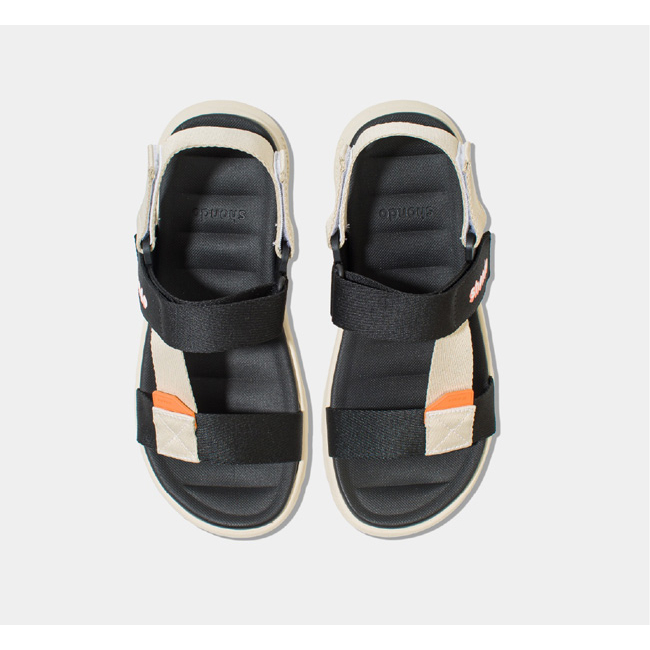 Giày Sandal Shondo Nam Nữ F6 Sport Be Đen F6S2510