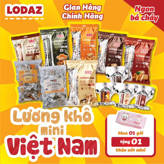 [CÓ MIX VỊ] Lương khô mini Việt Nam SBT và Enerzy, gói nhỏ tiện lợi 375g và 500g