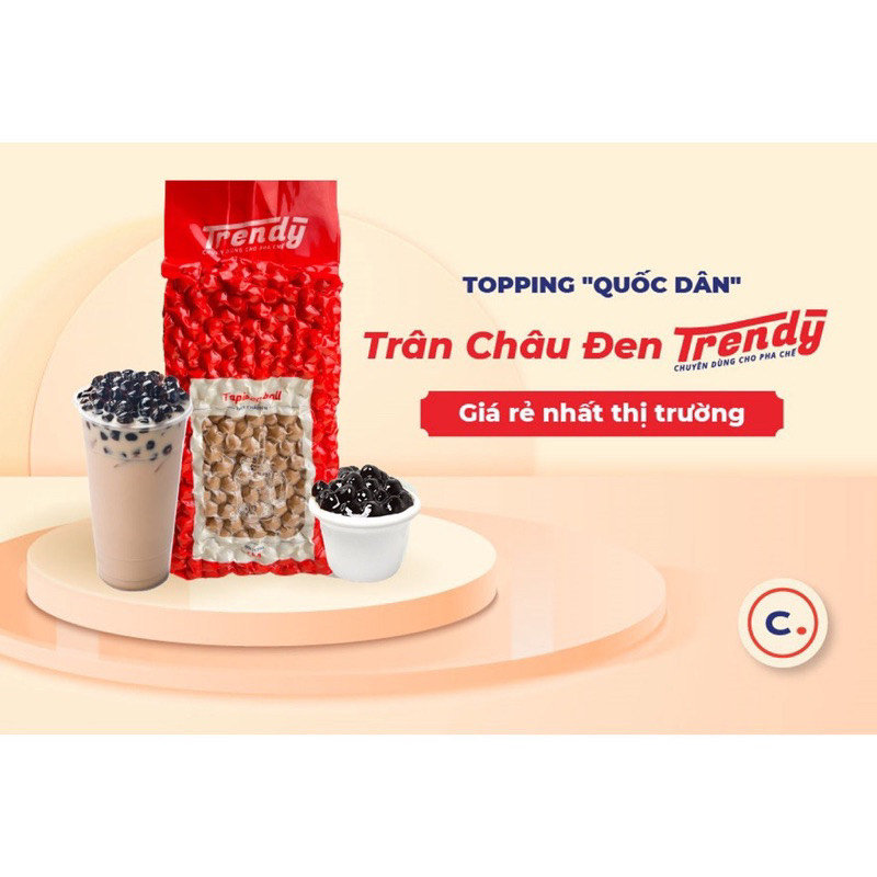 Trân châu đen trendy 1kg