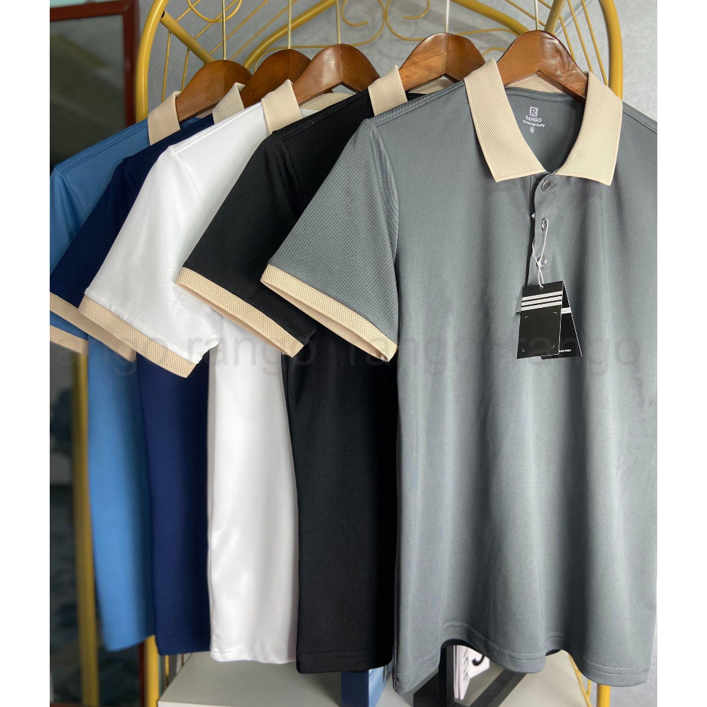 Áo polo nam nữ áo thun Phối bo tổ ong đẹp mắt, sang trọng