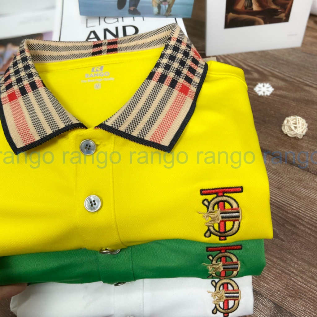 Áo polo, áo Thun nam nữ phối họa tiết cao cấp