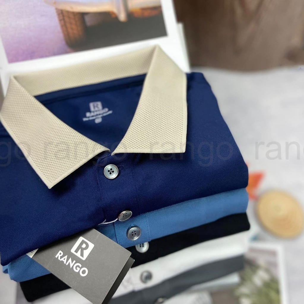 Áo polo nam nữ áo thun Phối bo tổ ong đẹp mắt, sang trọng