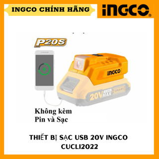 Thiết bị sạc usb 20v ingco cucli2022 hàng chính hãng
