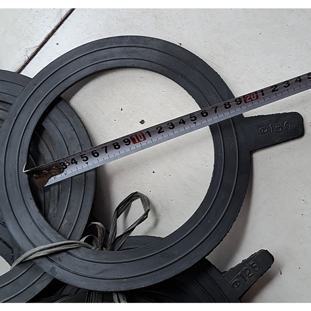 Gioăng mặt bích kẽm hoặc nhựa cao su D50, 65,80,100