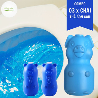 Combo 03 x chai thả bồn cầu khử mùi, diệt khuẩn