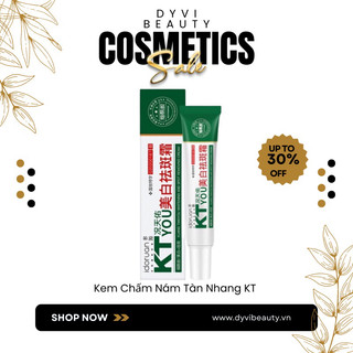 Kem chấm nám tàn nhang đồi mồi KT, kem chuyên loại bỏ nám, tàn nhang, đồi mồi giúp da trắng sáng mịn màng