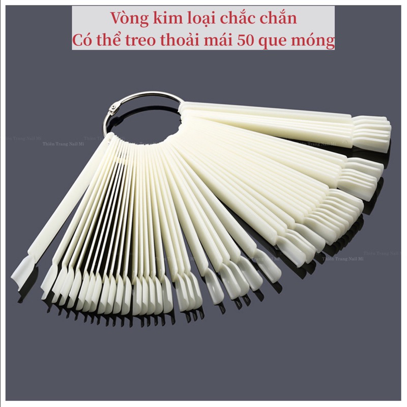 Móng que mẫu móng que thẳng - móng que from vuông học  sơn - móng que học vẽ , học dũa