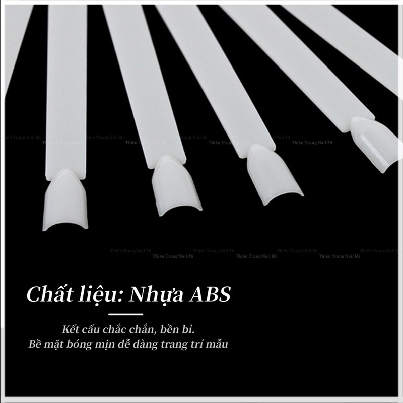 Móng que mẫu móng que thẳng - móng que from vuông học  sơn - móng que học vẽ , học dũa