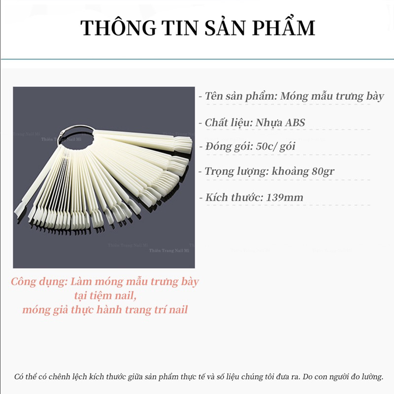 Móng que mẫu móng que thẳng - móng que from vuông học  sơn - móng que học vẽ , học dũa