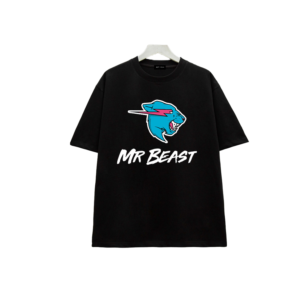BST Áo thun YouTube Mr Beast mẫu áo thun in hình logo Youtube