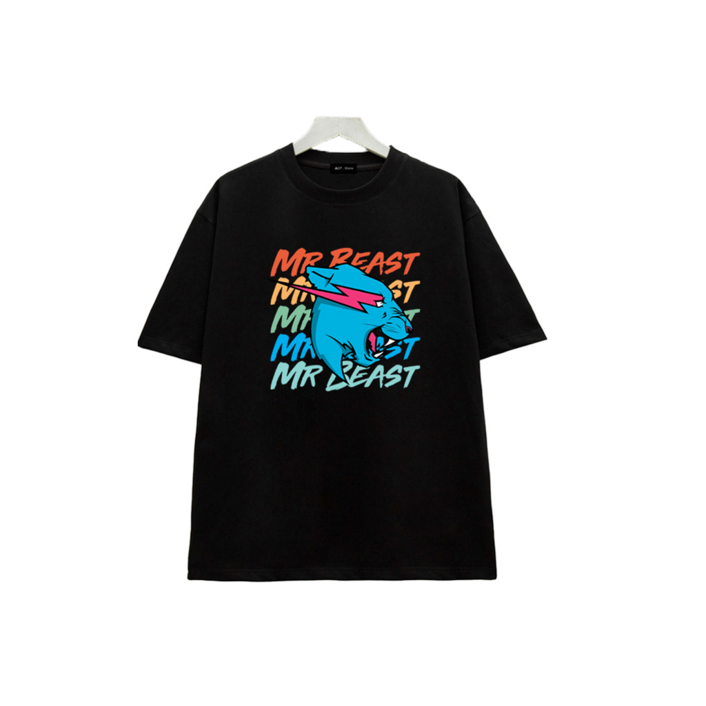 BST Áo thun YouTube Mr Beast mẫu áo thun in hình logo Youtube