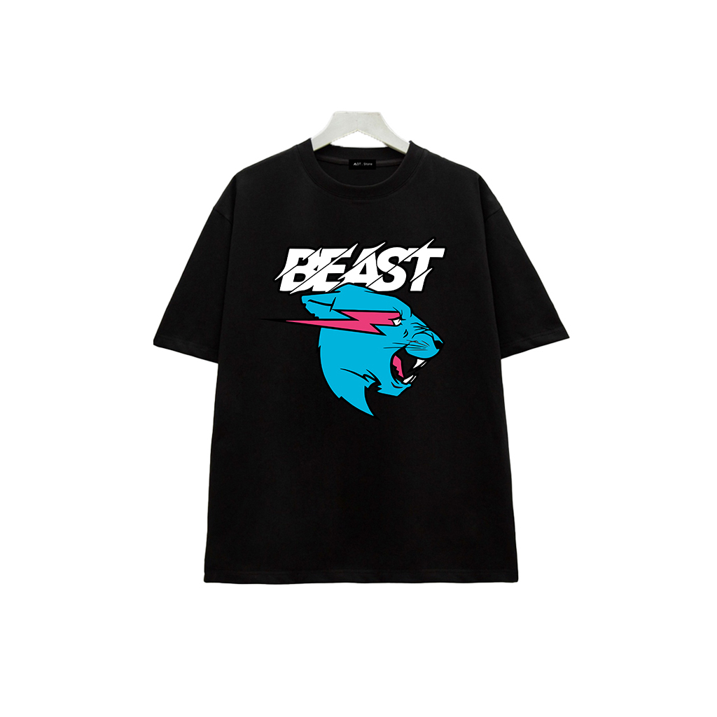 BST Áo thun YouTube Mr Beast mẫu áo thun in hình logo Youtube