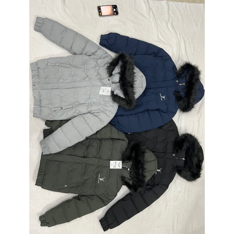 Áo khoác nam mũ lông