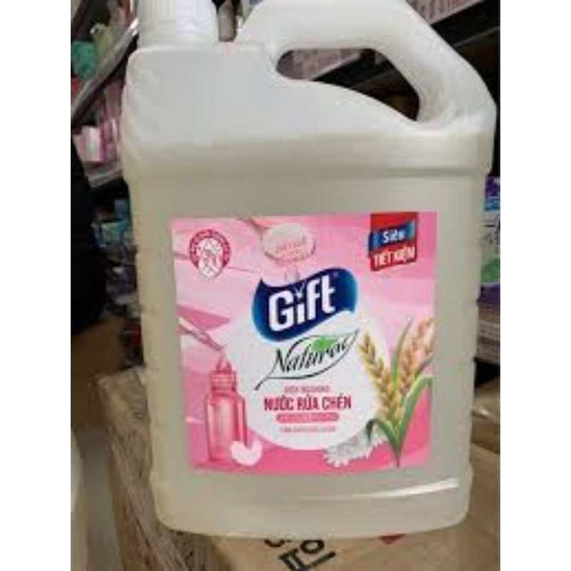 Nước rửa chén GiftGift Natural Cám gạo & Collagen
3.8 kg