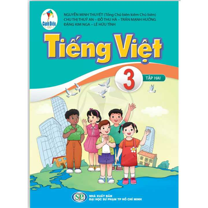 Sách - Tiếng Việt Lớp 3 Tập 2 - Cánh diều Kèm 1 tờ Thời Khóa Biểu