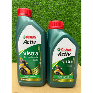 Nhớt castrol vistra 20w50 - xe số - xe côn