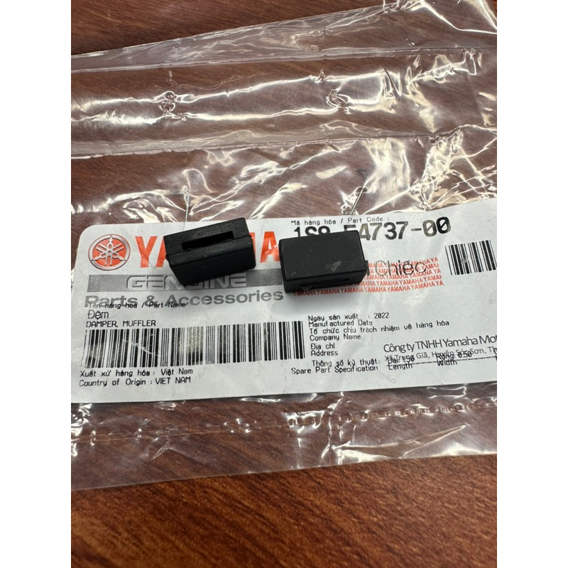 2 cao su đệm vĩ pô SPARK135i/ EXCITER135 2005-2006-2010 EXCITER135LC 135 V1/ X1R YAMAHA MỚI & @CHÍNH HÃNG