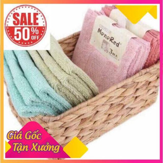 [ComBo] 30 KHĂN MẶT MONORED NHẬT KT 34X34CM. [TTBX]