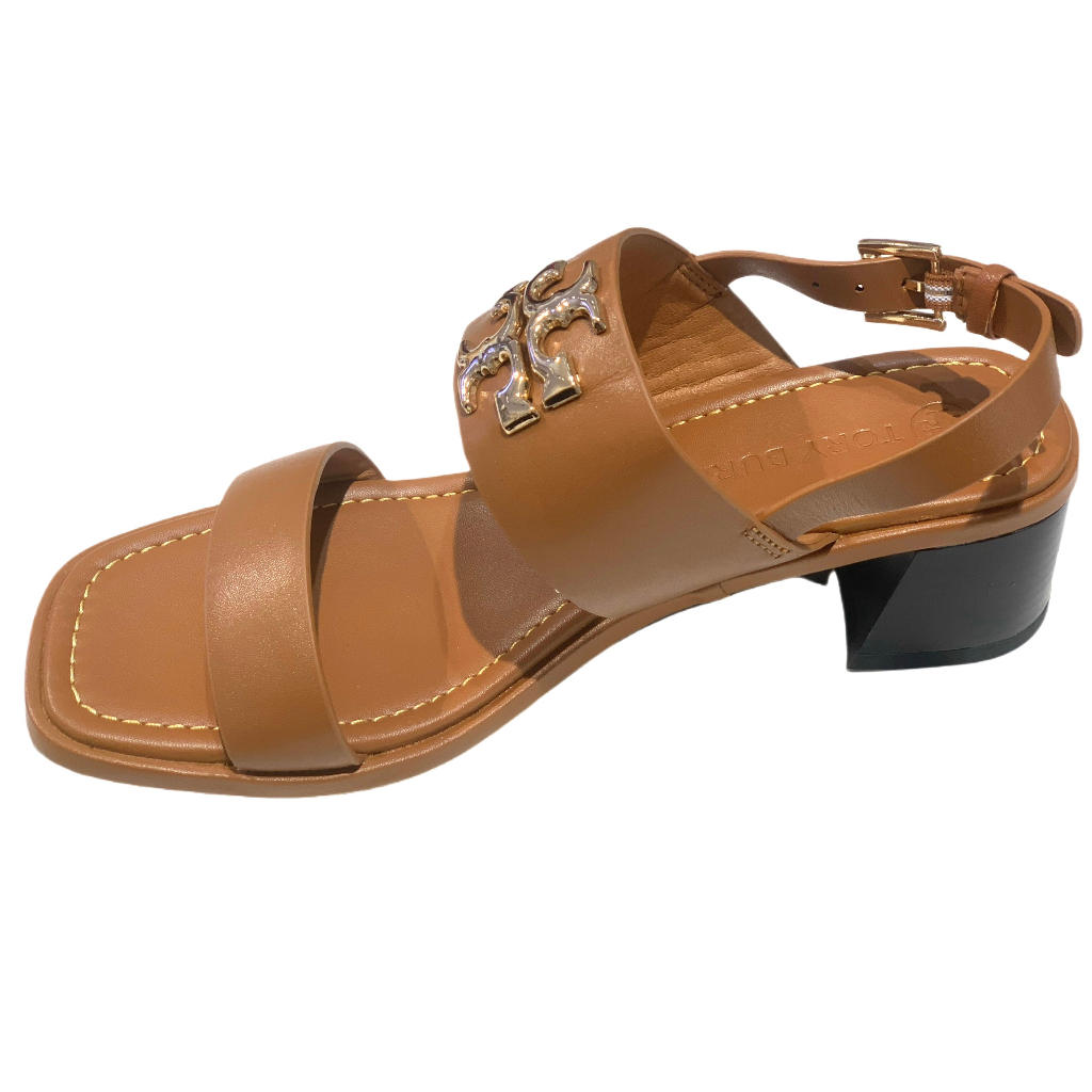 Giày Sandal Tor.y Bur.ch Da Khoá Chữ Thập- 5 phân- VNXK- Hàng Cao Cấp