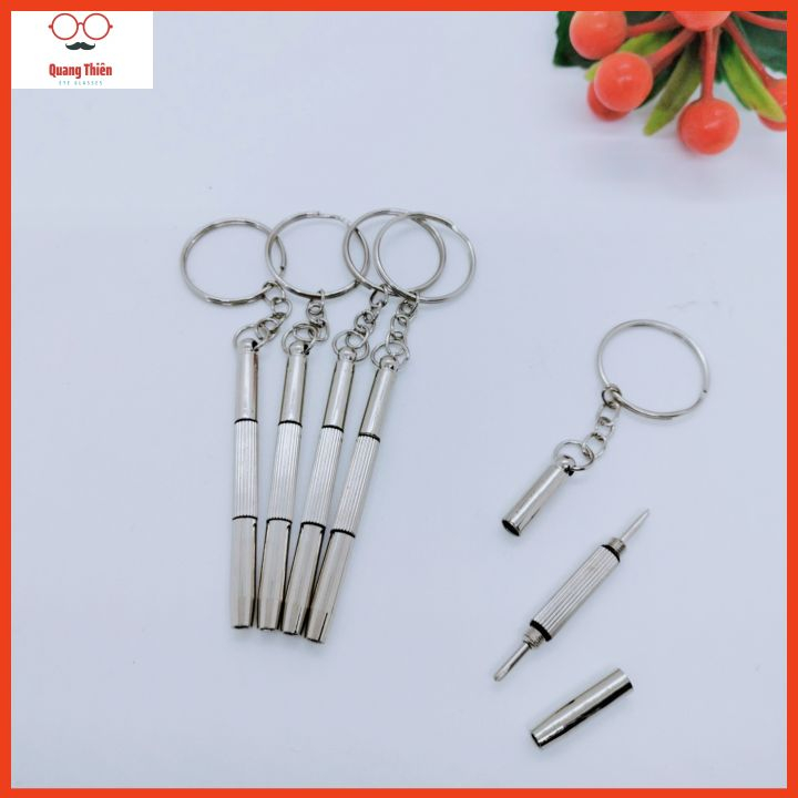 Tô Vít vặn ốc mi ni Kính mắt Quang Thiên chỉnh sửa ốc gọng kính hoặc kính thời trang 2 đầu ,chất liệ