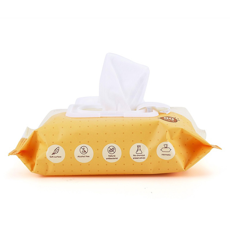 Khăn Ướt Cho Bé MAMOGOM Bịch 80 Miếng