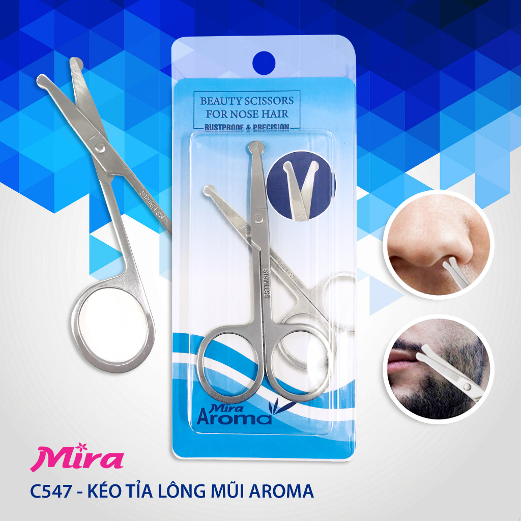 Kéo Tỉa Lông Mũi Mira Aroma C547