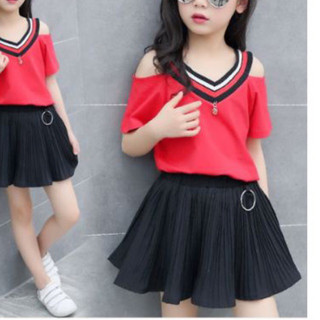 chân váy xêp ly trẻ em  CV020