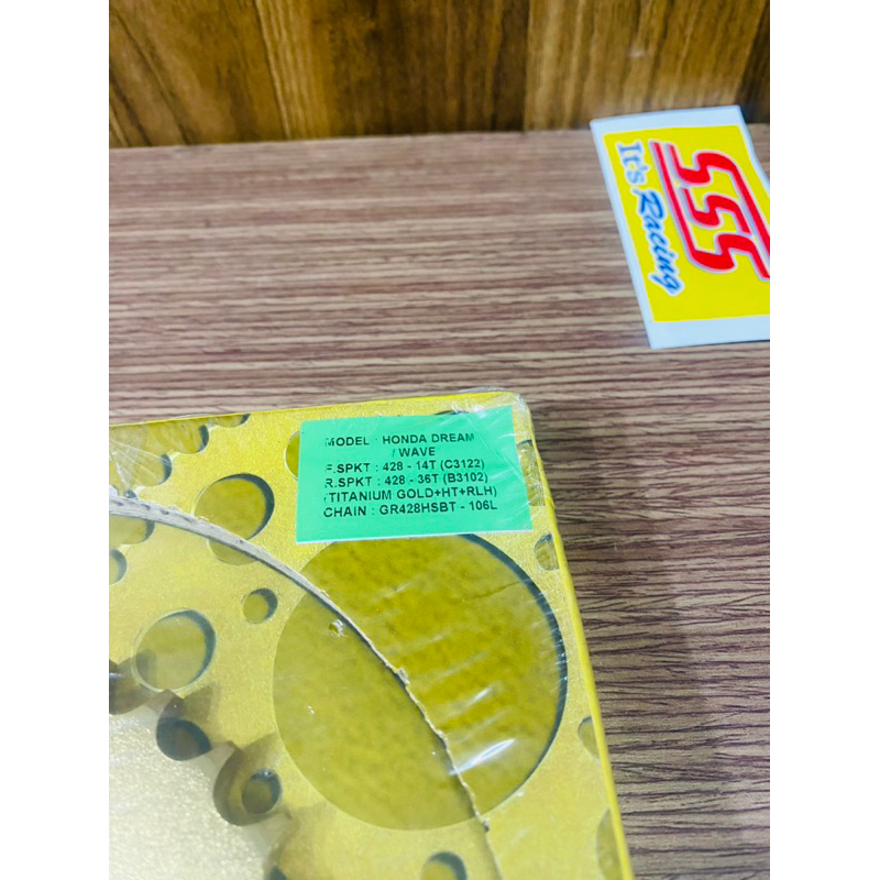 Nhông Sên Dĩa SSS Dành Cho Xe Dream / Wave Nhỏ Chính Hãng Mã Lai >>>>