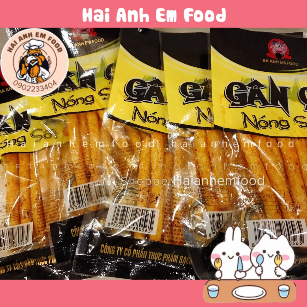 Bịch Sỉ 30 Gói Snack Gân Gà, Đồ Ăn Vặt Nội Địa Tuổi Thơ