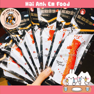 Combo 5 gói snack xúc xích sốt cay, đồ ăn vặt cay nội địa