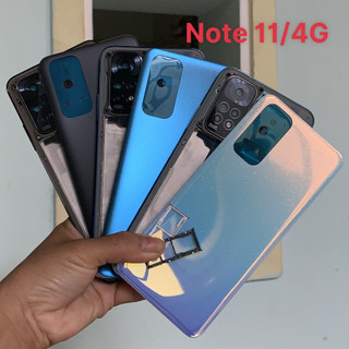 Bộ Vỏ Điện thoại Xiaomi Redmi Note 11 4G - kèm kính camera,nút bấm