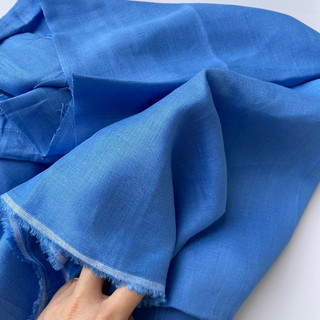 Vải Linen tưng xanh biển nhạt