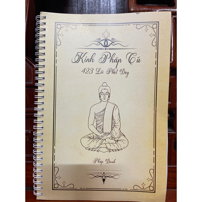 Vở chép Kinh Pháp Cú (chữ mờ + tặng viết)