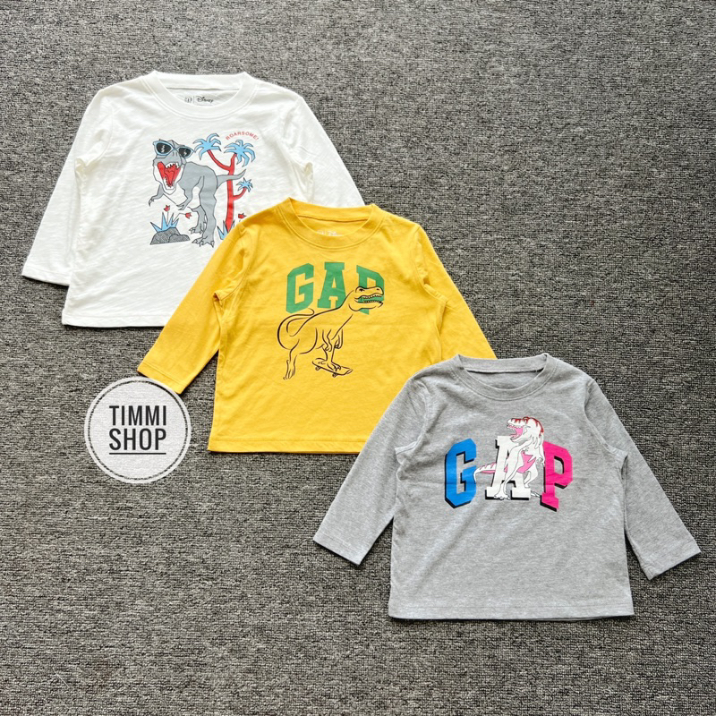 Áo Cotton Dài Tay Bé Trai Baby Gap Cotton 100% Mềm Mại Cho Bé 1 đến 6 Tuổi