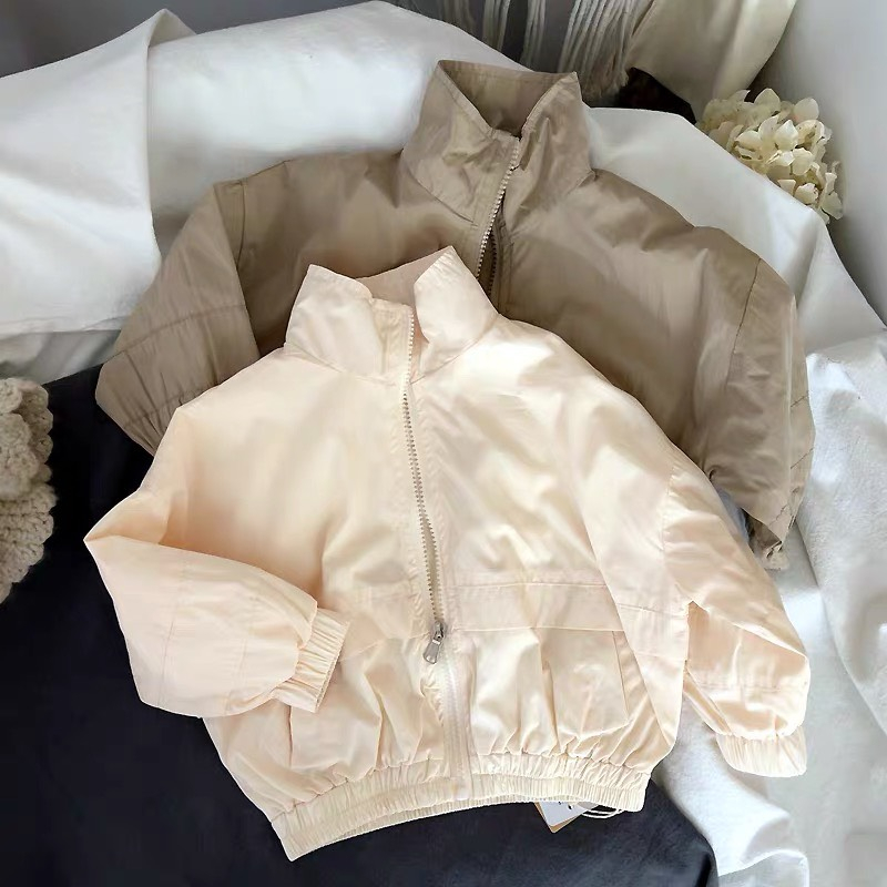 Áo khoác gió tay bo chun 2 màu cực đẹp cho bé 6-26kg Namkidshop