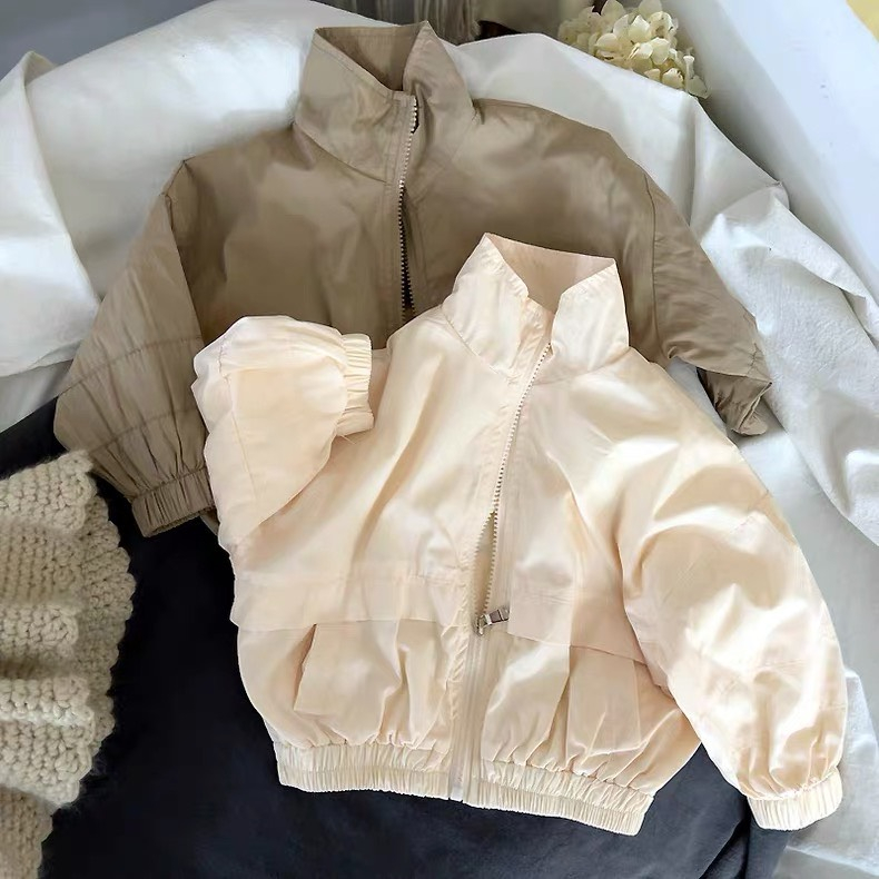 Áo khoác gió tay bo chun 2 màu cực đẹp cho bé 6-26kg Namkidshop