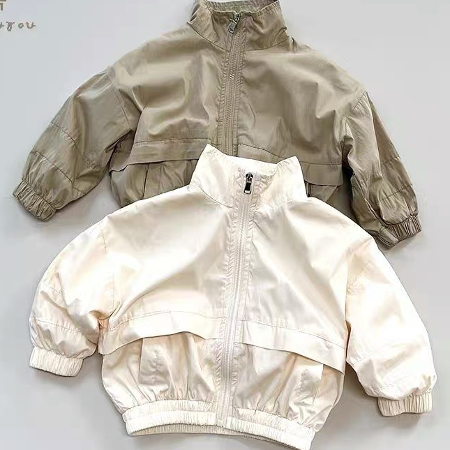 Áo khoác gió tay bo chun 2 màu cực đẹp cho bé 6-26kg Namkidshop