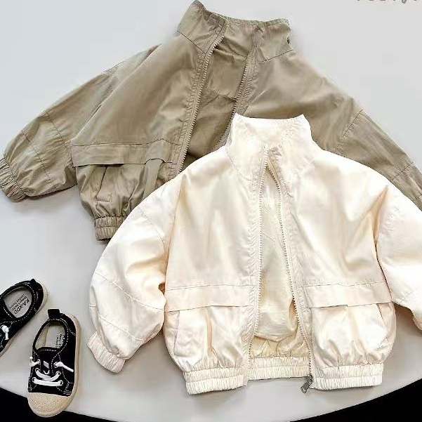 Áo khoác gió tay bo chun 2 màu cực đẹp cho bé 6-26kg Namkidshop